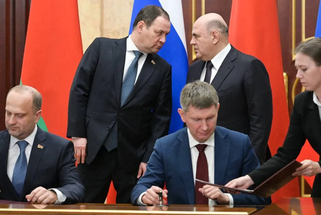 Товарооборот России и Белоруссии достиг рекордных 4,2 трлн рублей за 2023 год