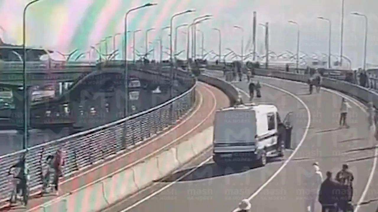 Момент прыжка голой девушки с Яхтенного моста в Петербурге попал на видео