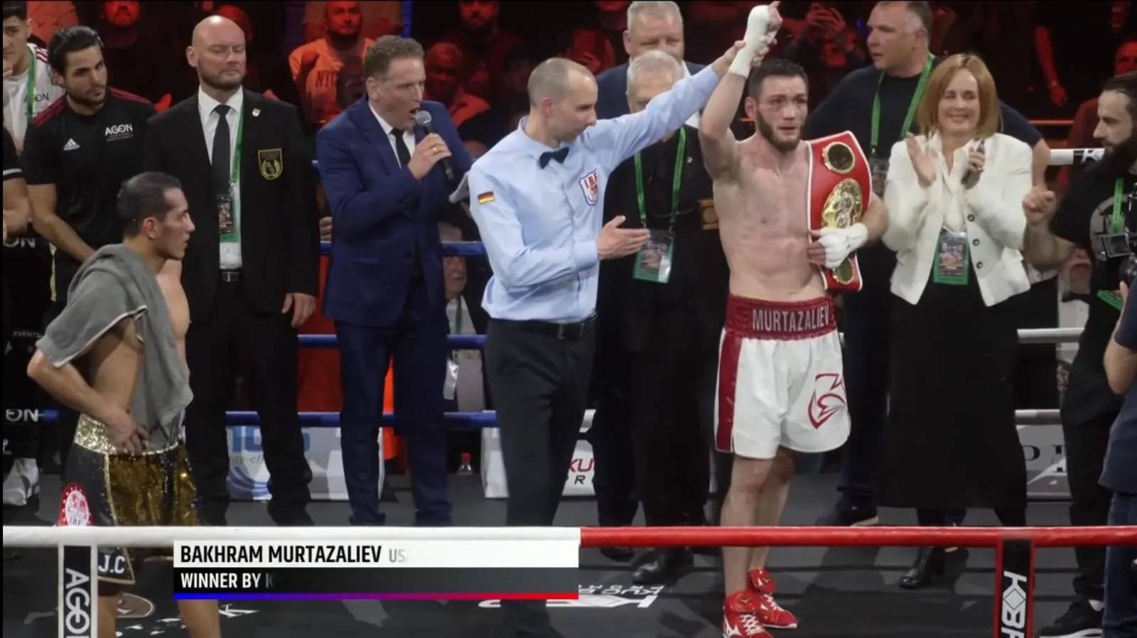 Непобеждённый российский боксёр Муртазалиев завоевал пояс чемпиона по версии IBF