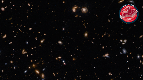 Галактики на снимке космической обсерватории James Webb. Фото © giphy