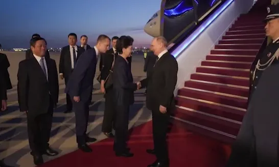 Путин прилетел в Китай с государственным визитом