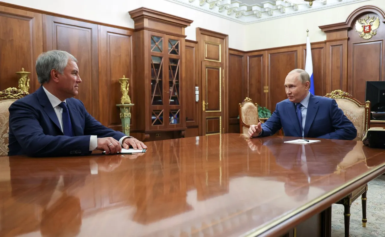 Путин встретился с Володиным