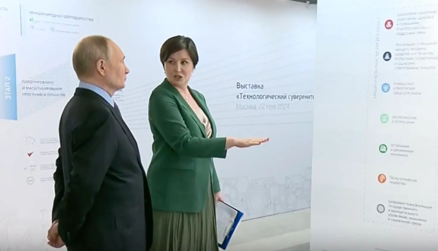 Путин осмотрел выставку АСИ 