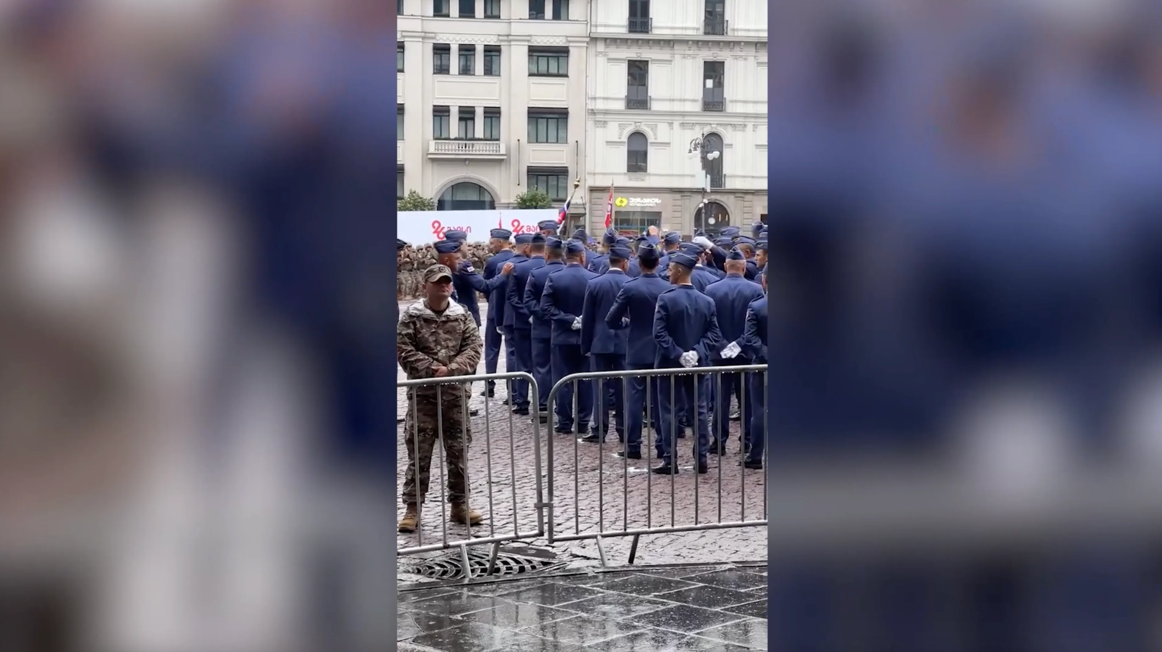 В параде на День независимости Грузии впервые не поучаствовали военные США