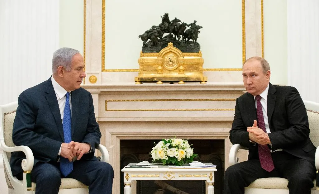 Посольство Израиля сообщило, что Нетаньяху поздравил Путина с Днём Победы