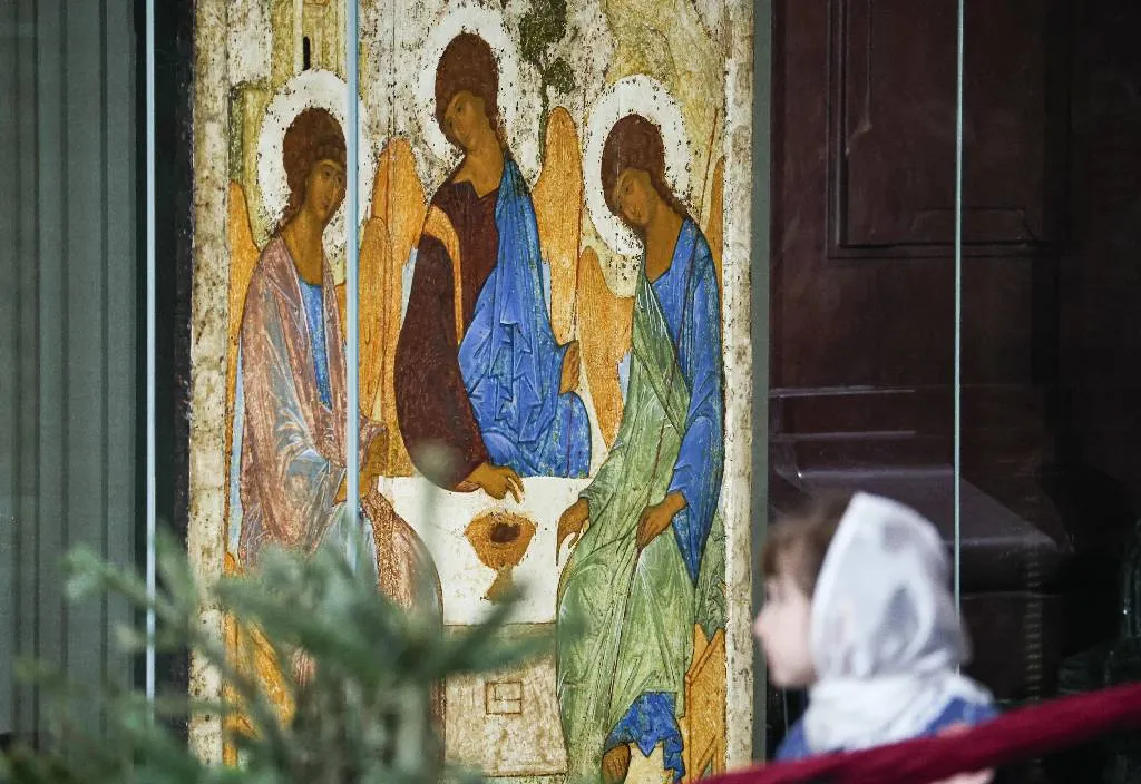 Икону "Троица" Рублёва привезут в Троице-Сергиеву лавру к празднику Троицы