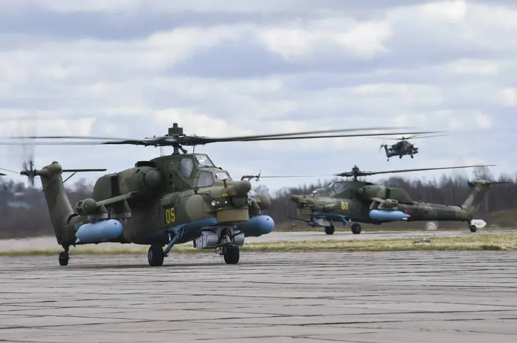 Рособоронэкспорт анонсировал продажу свыше 170 военных вертолётов в 20 стран