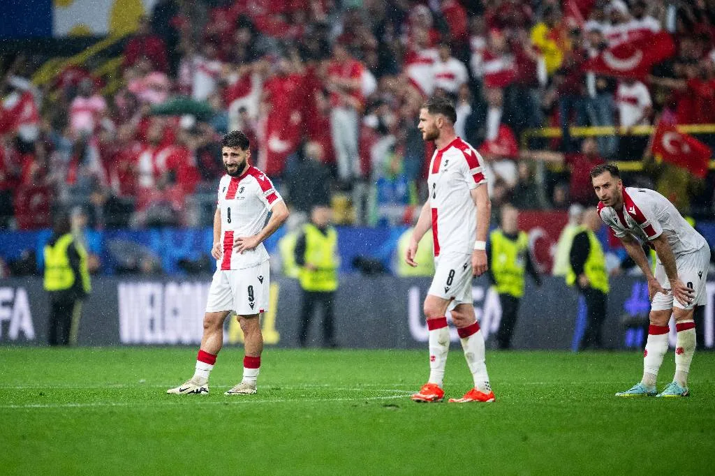 Сборная Грузии проиграла свой первый матч Евро в истории