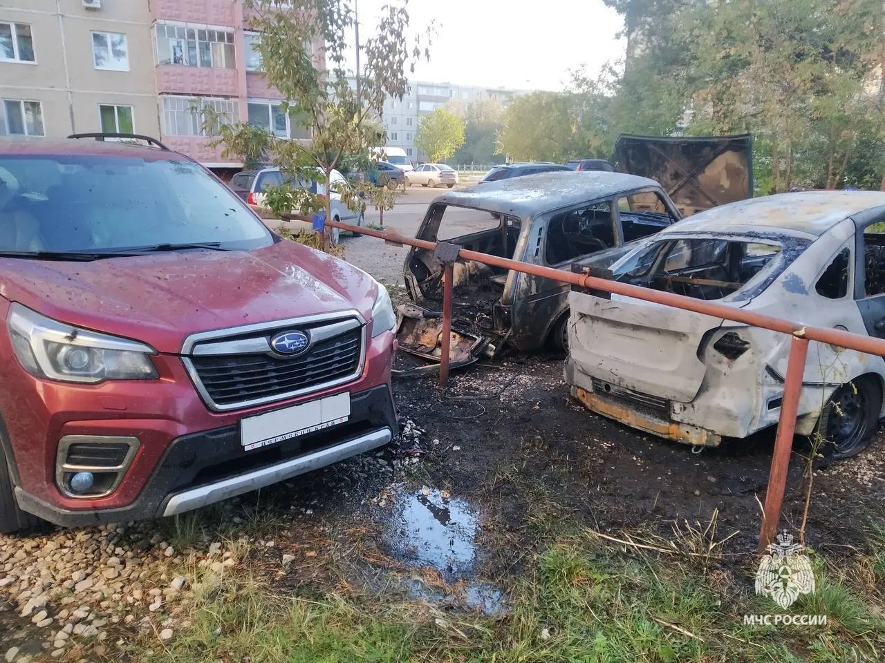 Житель Пермского края сжёг четыре машины, пытаясь слить бензин