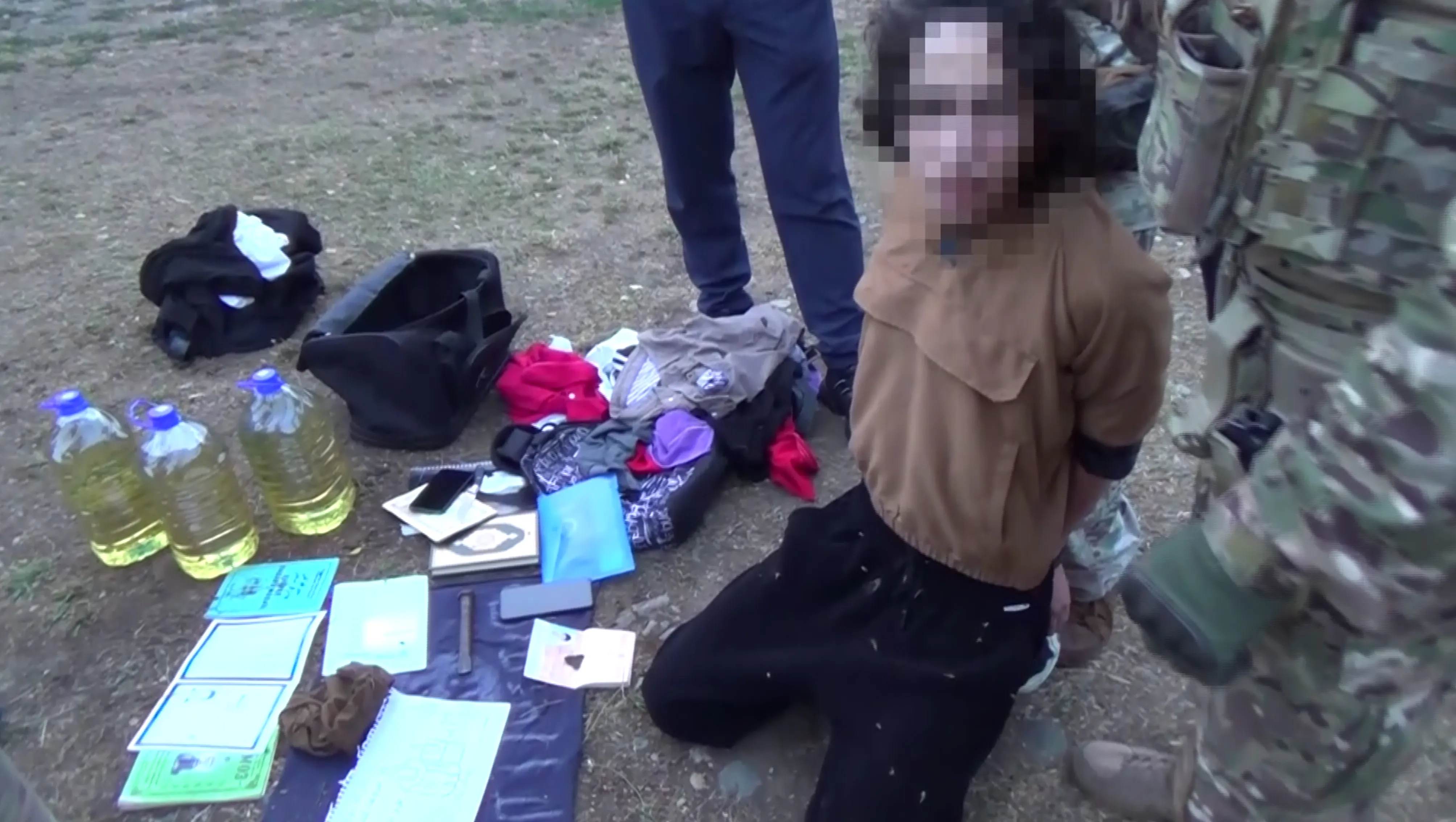 ФСБ показала видео допроса боевика, который готовил теракт храме в Майкопе