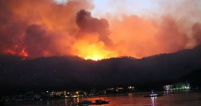 Сильнейший лесной пожар в турецком Измире дошёл до населённых пунктов