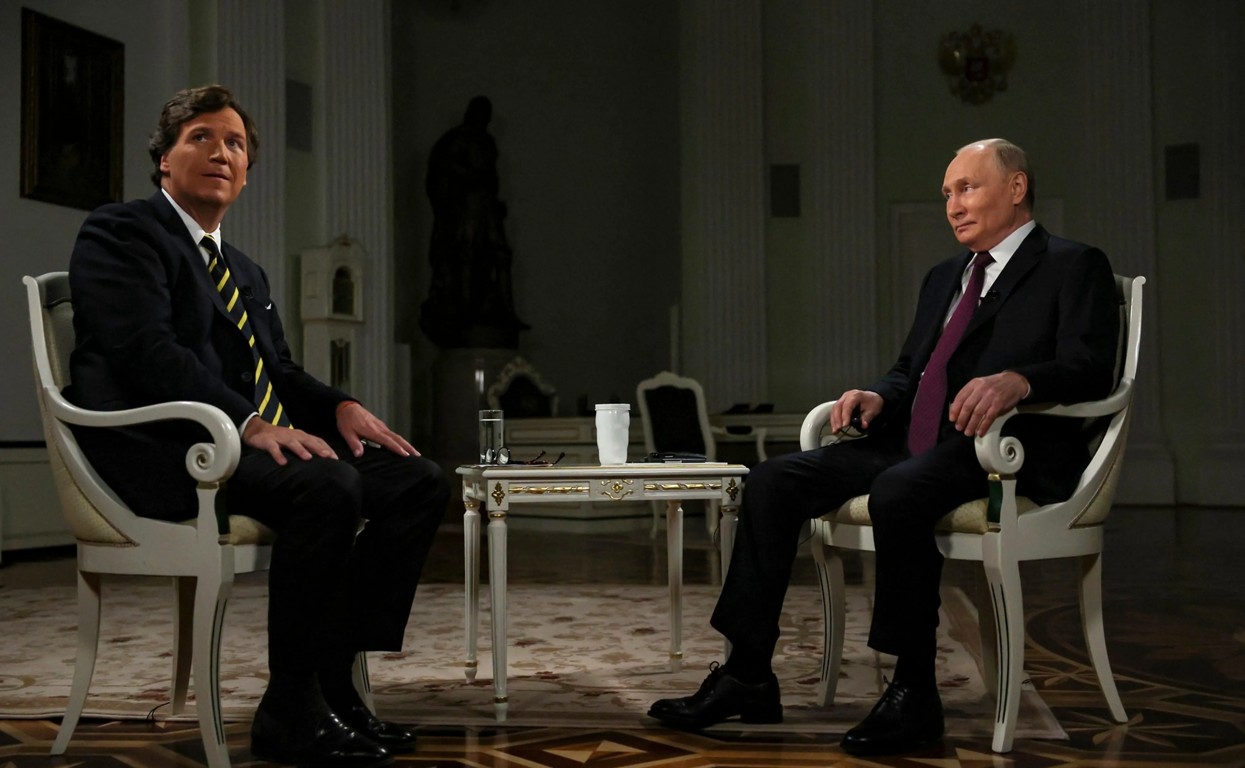 В Кремле прокомментировали слова Карлсона о личной беседе с Путиным
