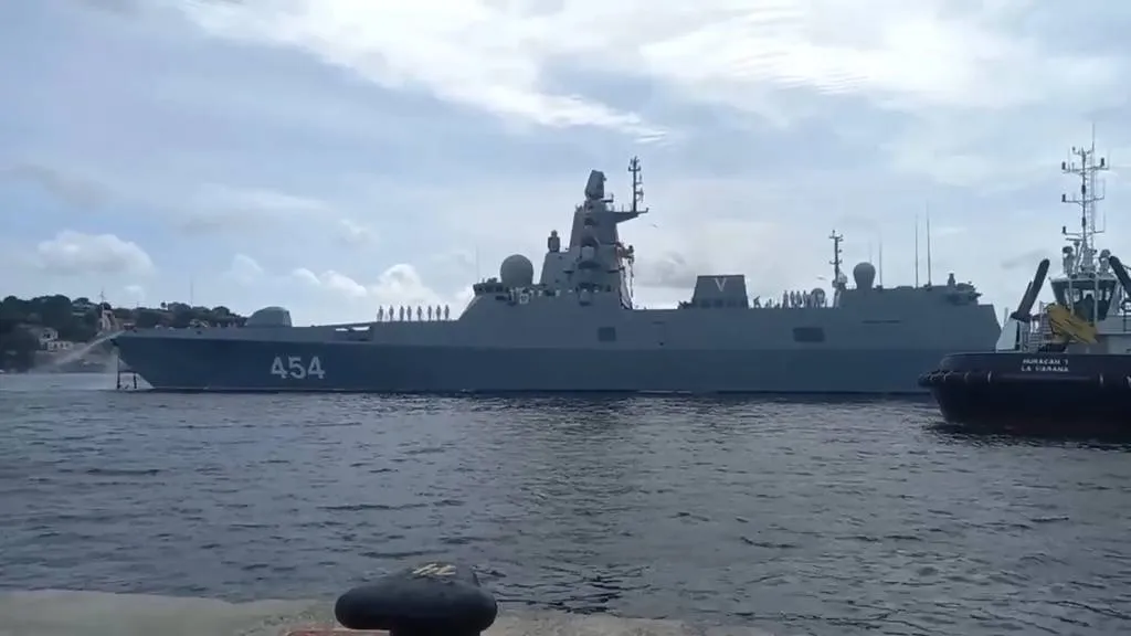 Российские корабли зашли в порт Ла-Гуайра в Венесуэле