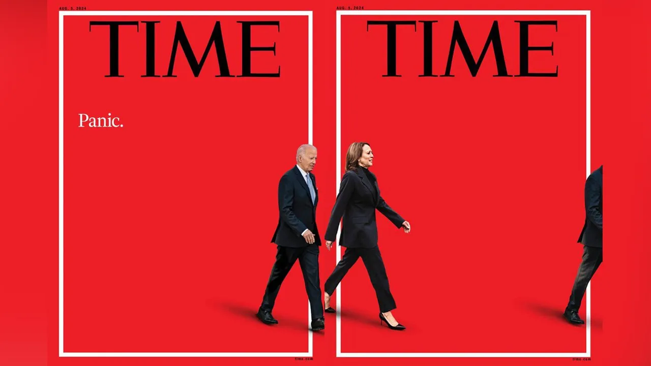 Журнал Time обыграл обложку прошлого номера о Байдене в выпуске о Харрис