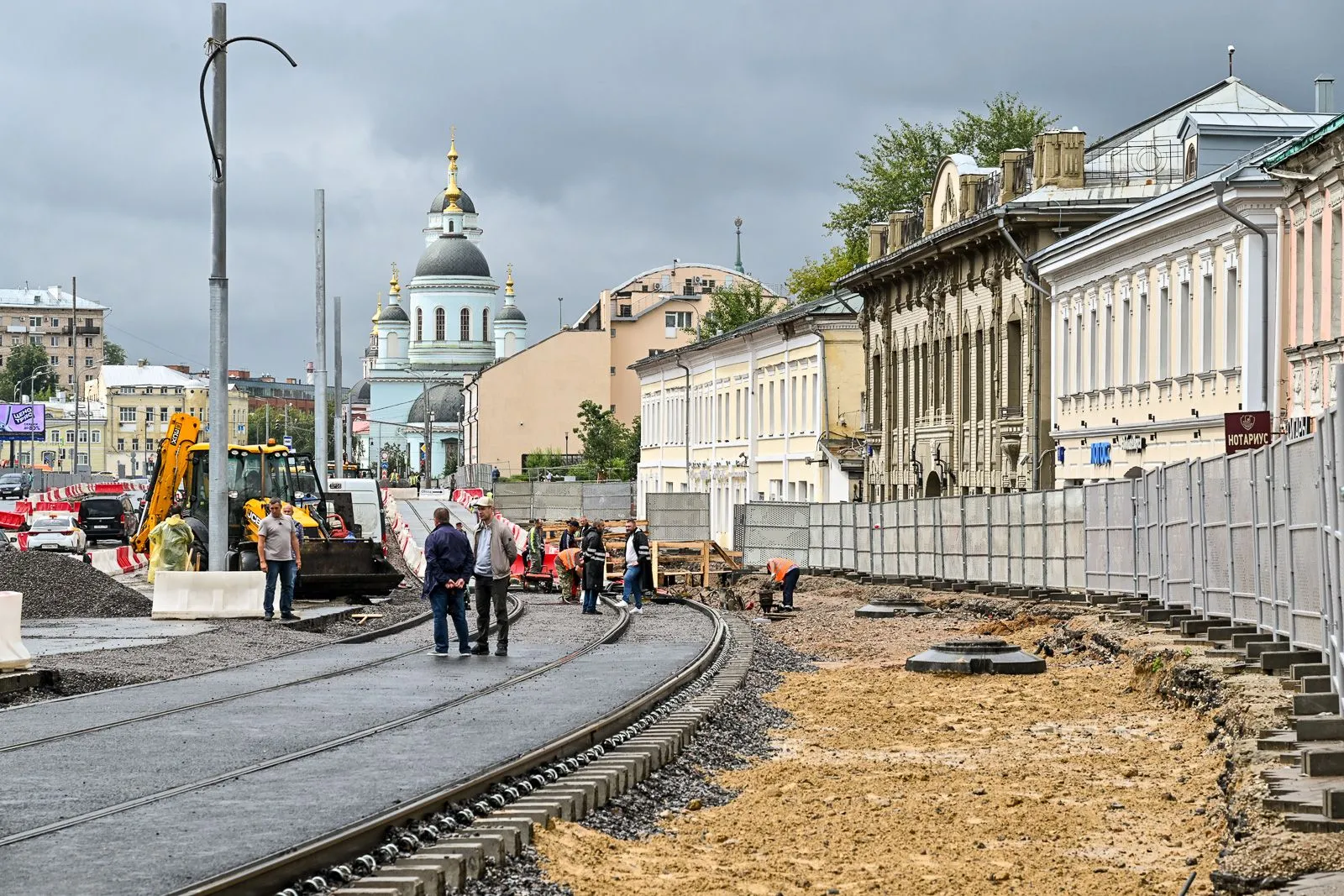 Трамваи по улице Сергия Радонежского запустят до конца года