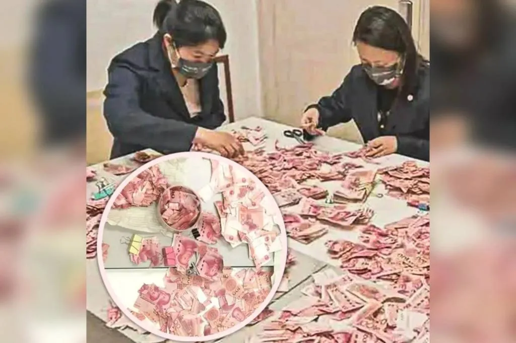 Китаянка разрезала тысячи юаней, но не дожила до их восстановления, а деньги ушли мужу