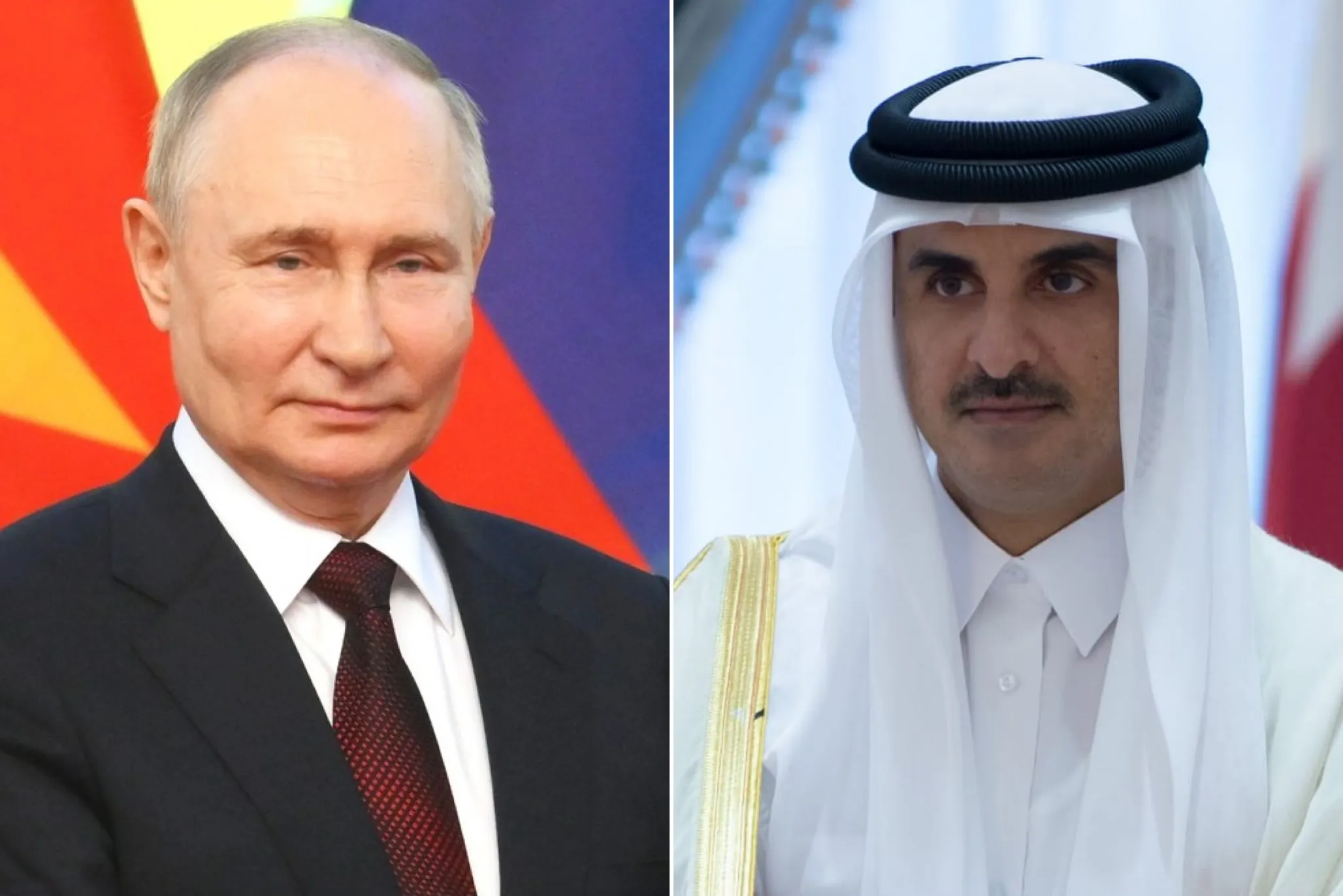 В Астане начались переговоры Путина с эмиром Катара Тамимом бен Хамадом Аль Тани