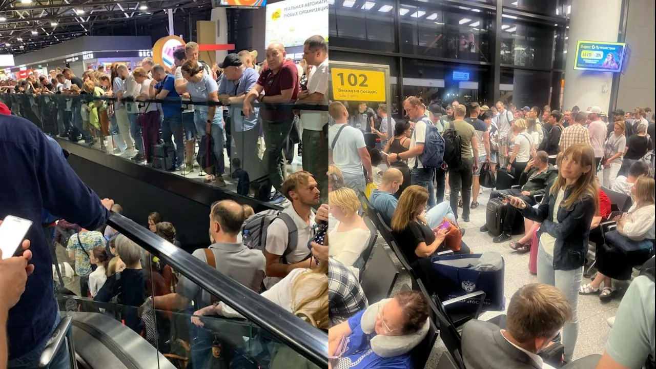 Шереметьево оказалось парализовано из-за урагана в Москве, сотни пассажиров не могут улететь