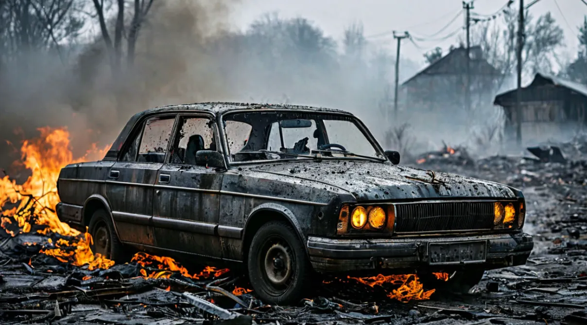 Гладков: Автомобиль подорвался в Белгородской области, есть пострадавший