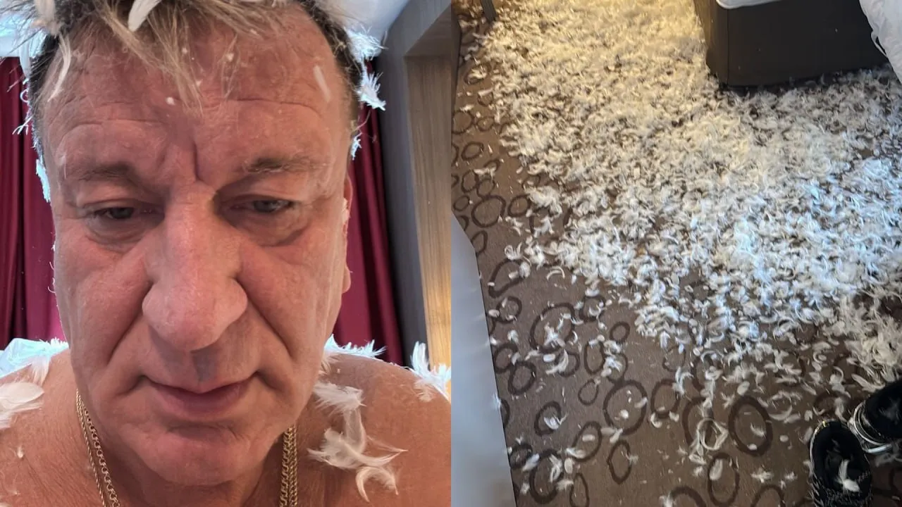 Сергей Пенкин проснулся в перьях после концерта в Новосибирске и влетел на 350 тысяч
