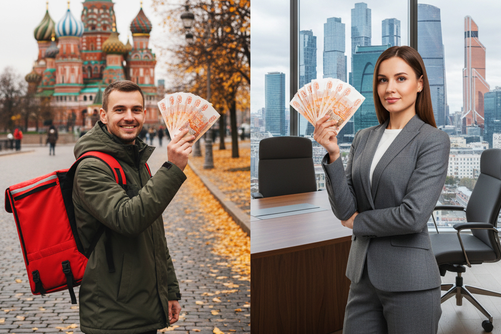 Не курьерами и стоматологами едины: Кто в Москве получает 300+ тысяч и больше в 2025 году