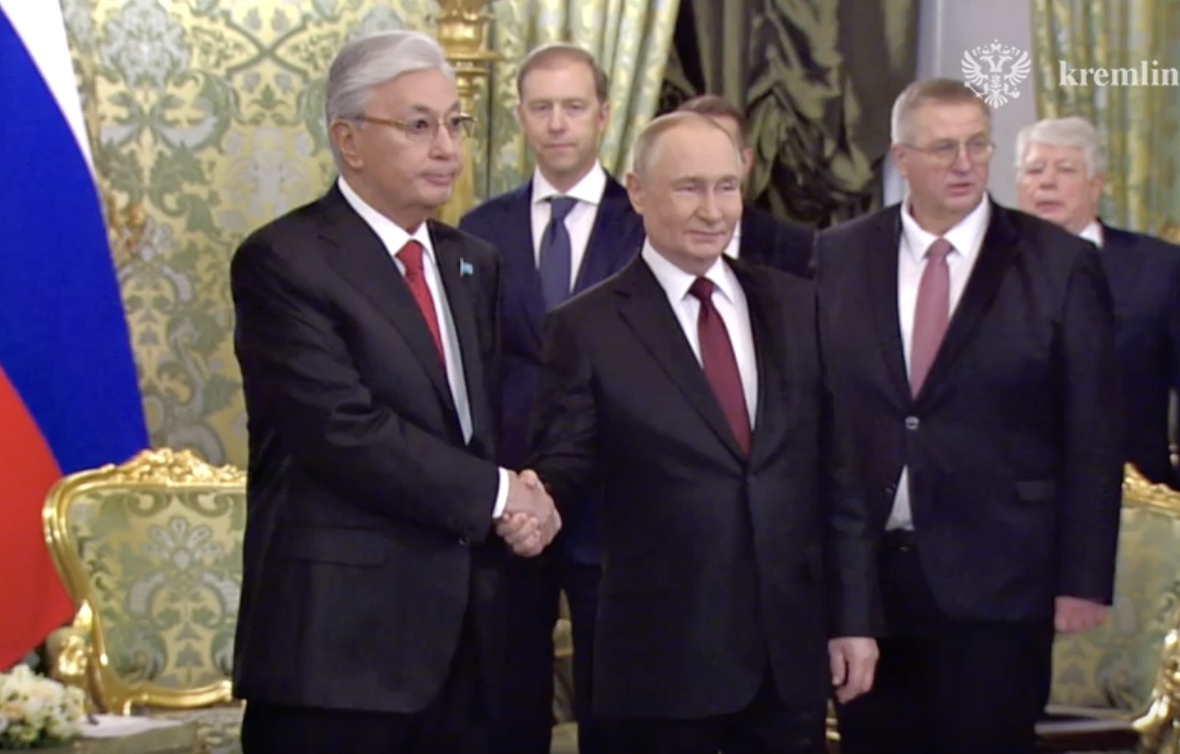 В Кремле начались переговоры Владимира Путина и Касым-Жомарта Токаева