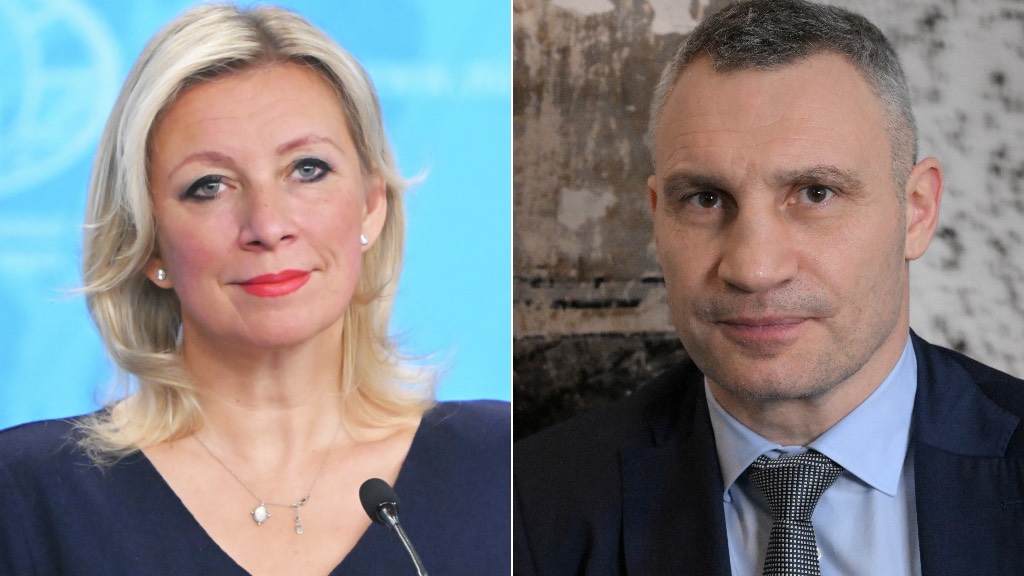 Захарова: Кличко продвигает снижение возраста мобилизации, пока его дети за рубежом