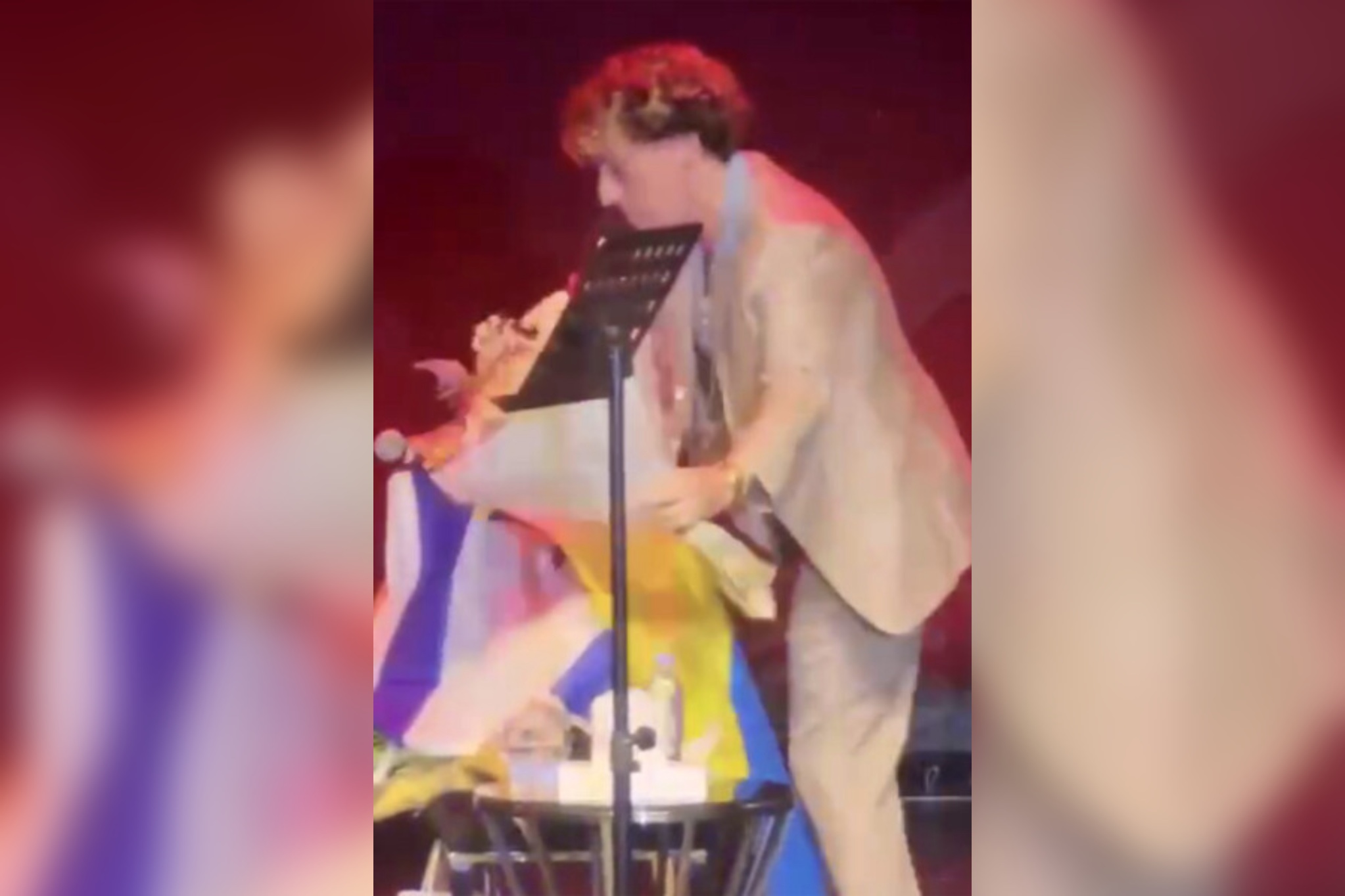 Галкину* светит до трёх лет тюрьмы в Израиле из-за инцидента с украинским флагом
