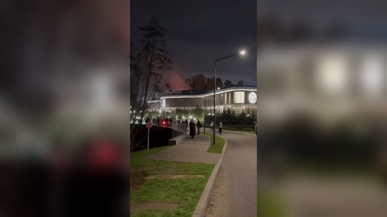 В Подмосковье загорелся элитный SPA-комплекс «Бани Малевича»