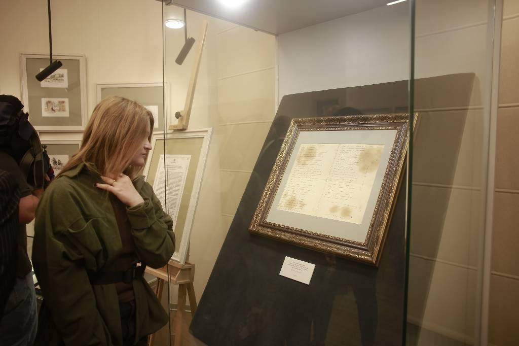 В Калининграде впервые показали рукопись письма Татьяны Онегину с автографом Пушкина