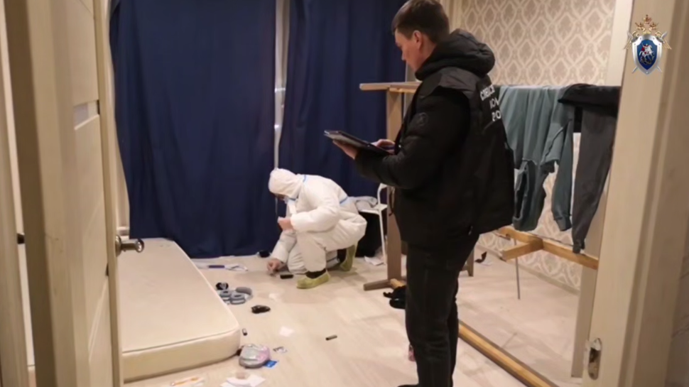 Следственный комитет опубликовал видео с места происшествия в Балашихе