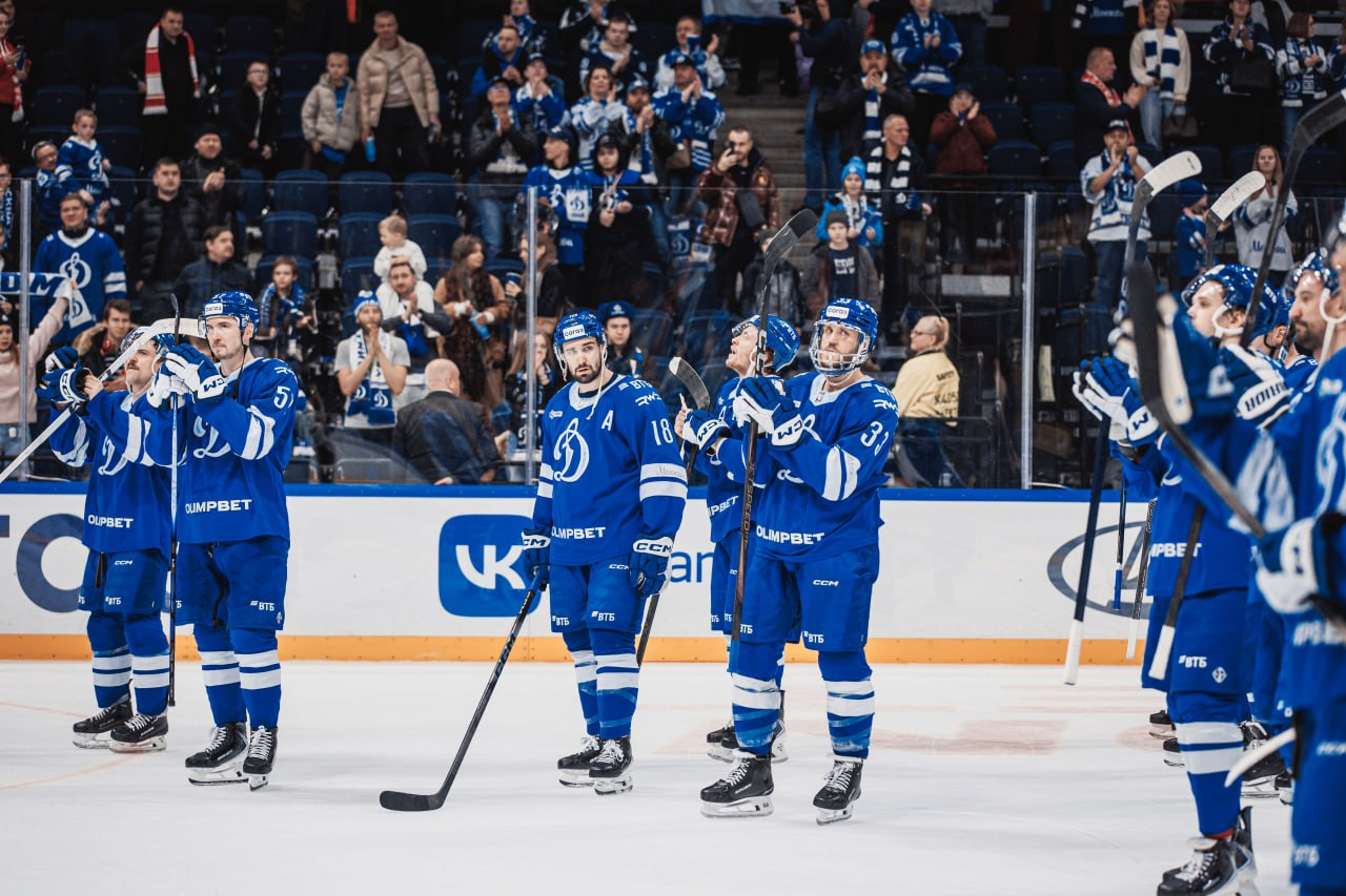 «Динамо» уступило «Спартаку» в первом матче КХЛ после увольнения Кудашова