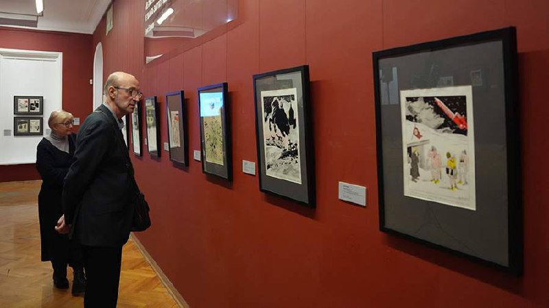 В Москве открыли выставку антифашистских карикатур личного врага фюрера Ефимова