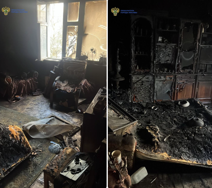 V požaru v stanovanju v zahodnem delu Moskve umrli dve osebi