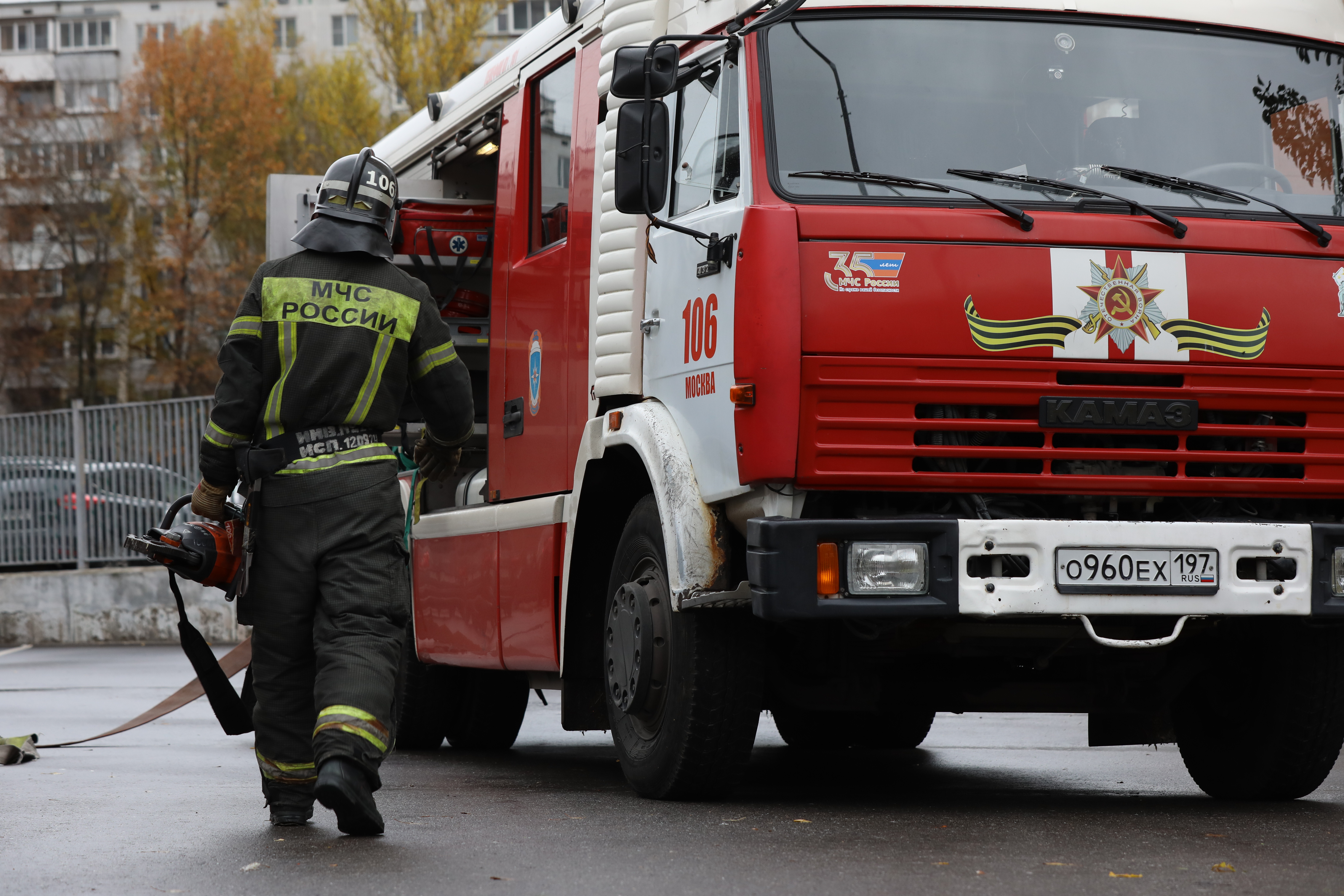 В Москве потушили пожар на крупнейшем хлебокомбинате «Черёмушки»