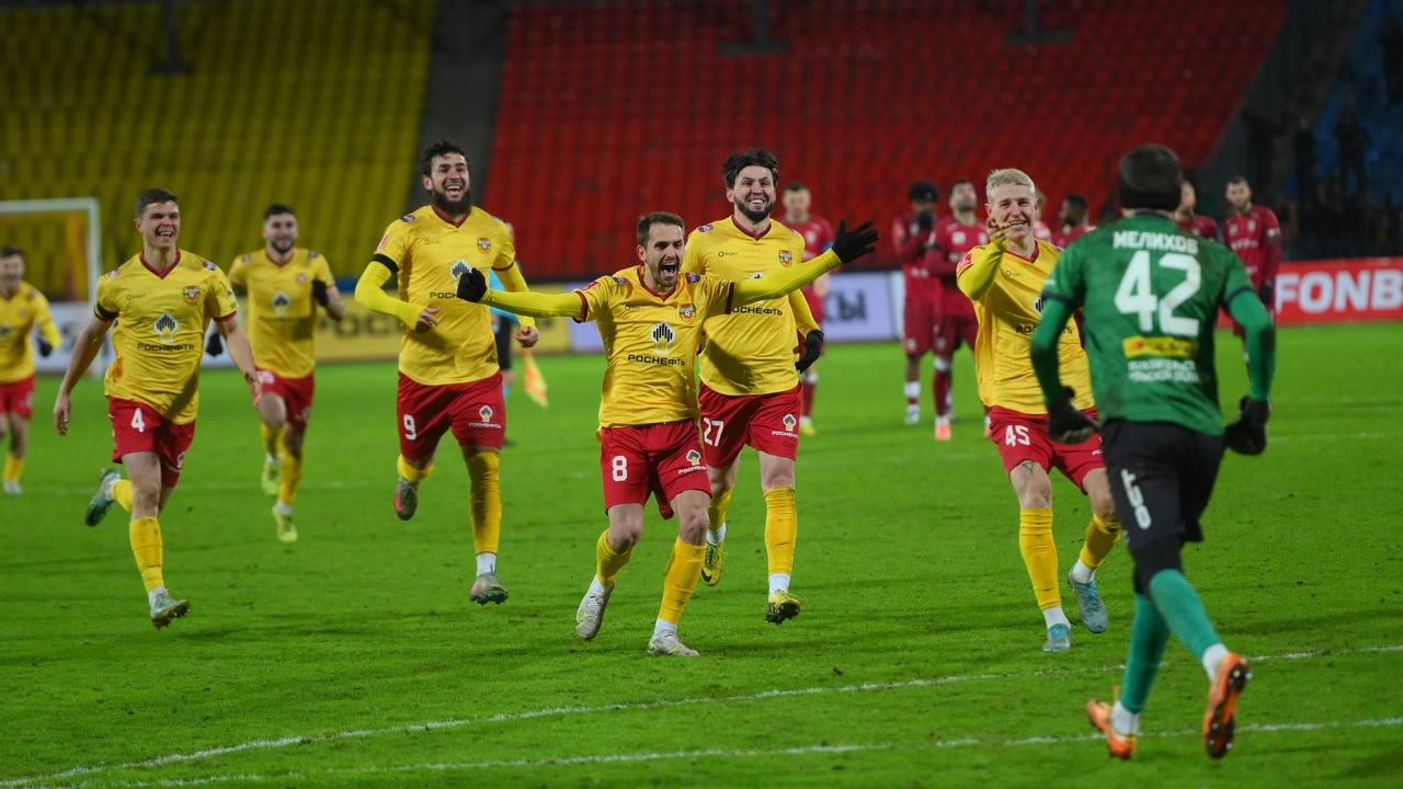 Тульский «Арсенал» обыграл «Рубин» по пенальти и выбил казанцев из Кубка России 