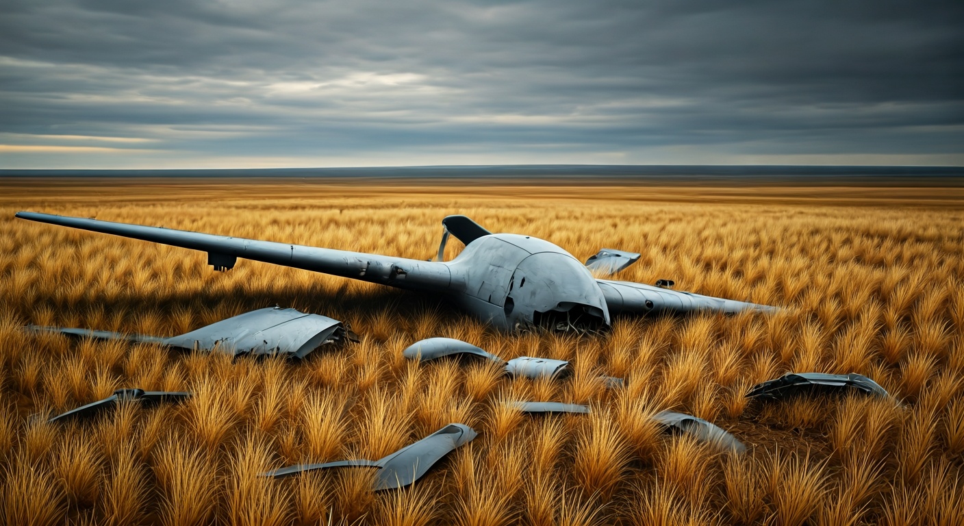 Обломки сбитых БПЛА повредили четыре дома в Нижегородской области