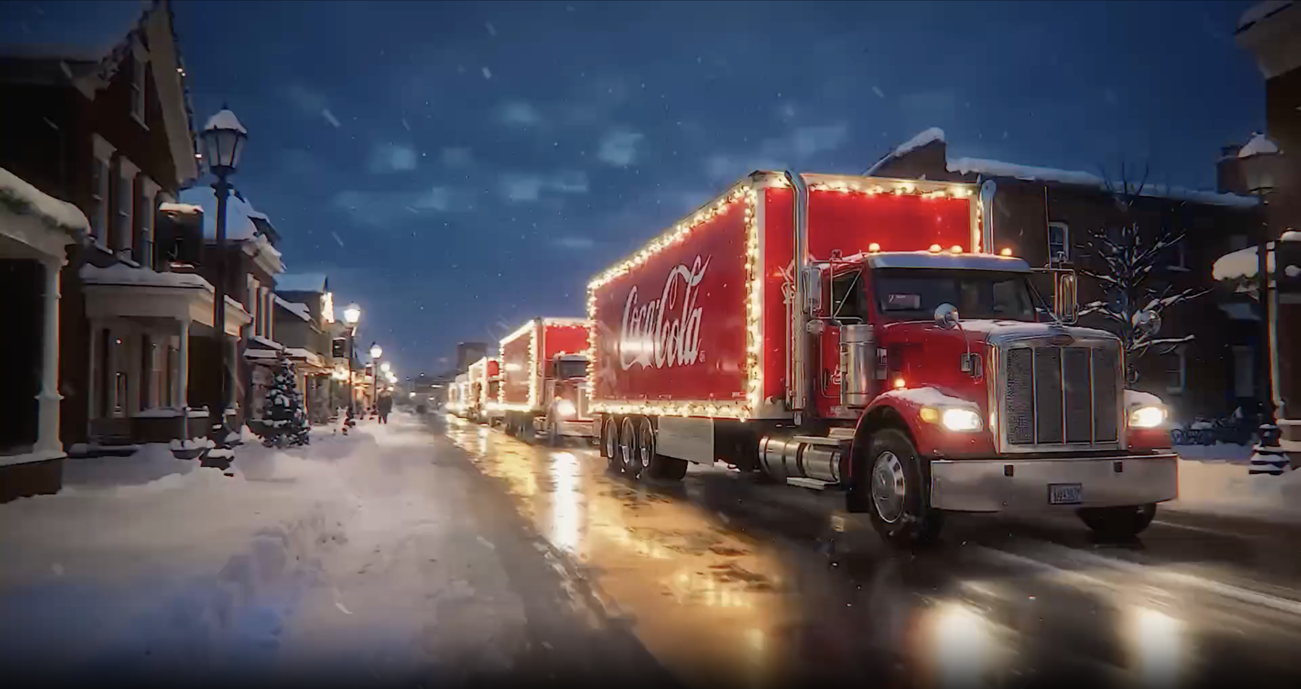 Coca-Cola слепила ремейк культовой новогодней рекламы из «ИИ и палок»