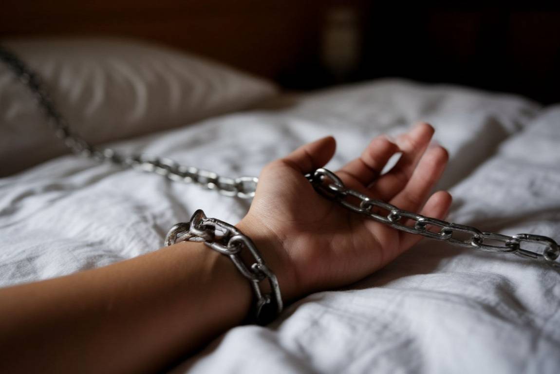 Истощённую женщину нашли прикованной к кровати в Вологодской области