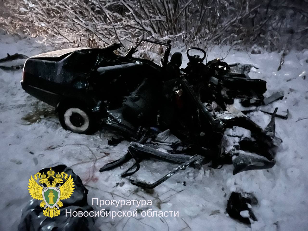 По факту ДТП с шестью погибшими в Новосибирской области возбуждено дело