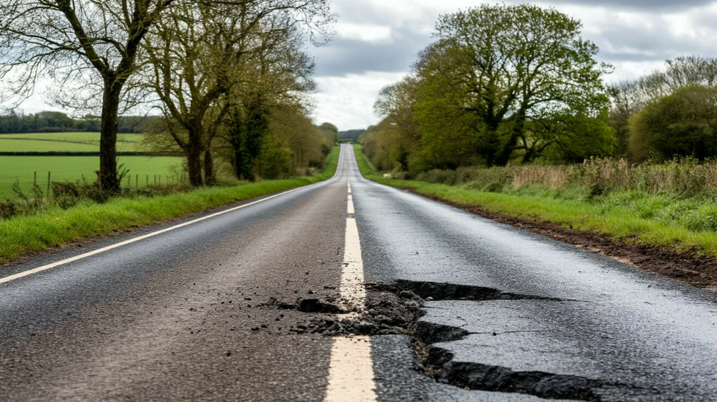 Британские власти пообещали жителям отремонтировать старую дорогу через 103 года