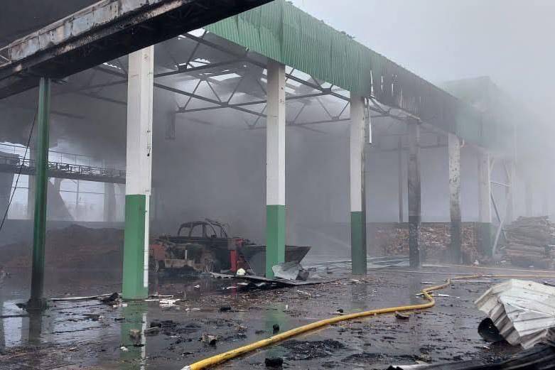 На Украине повреждена первая в стране ТЭЦ, работающая на биомассе