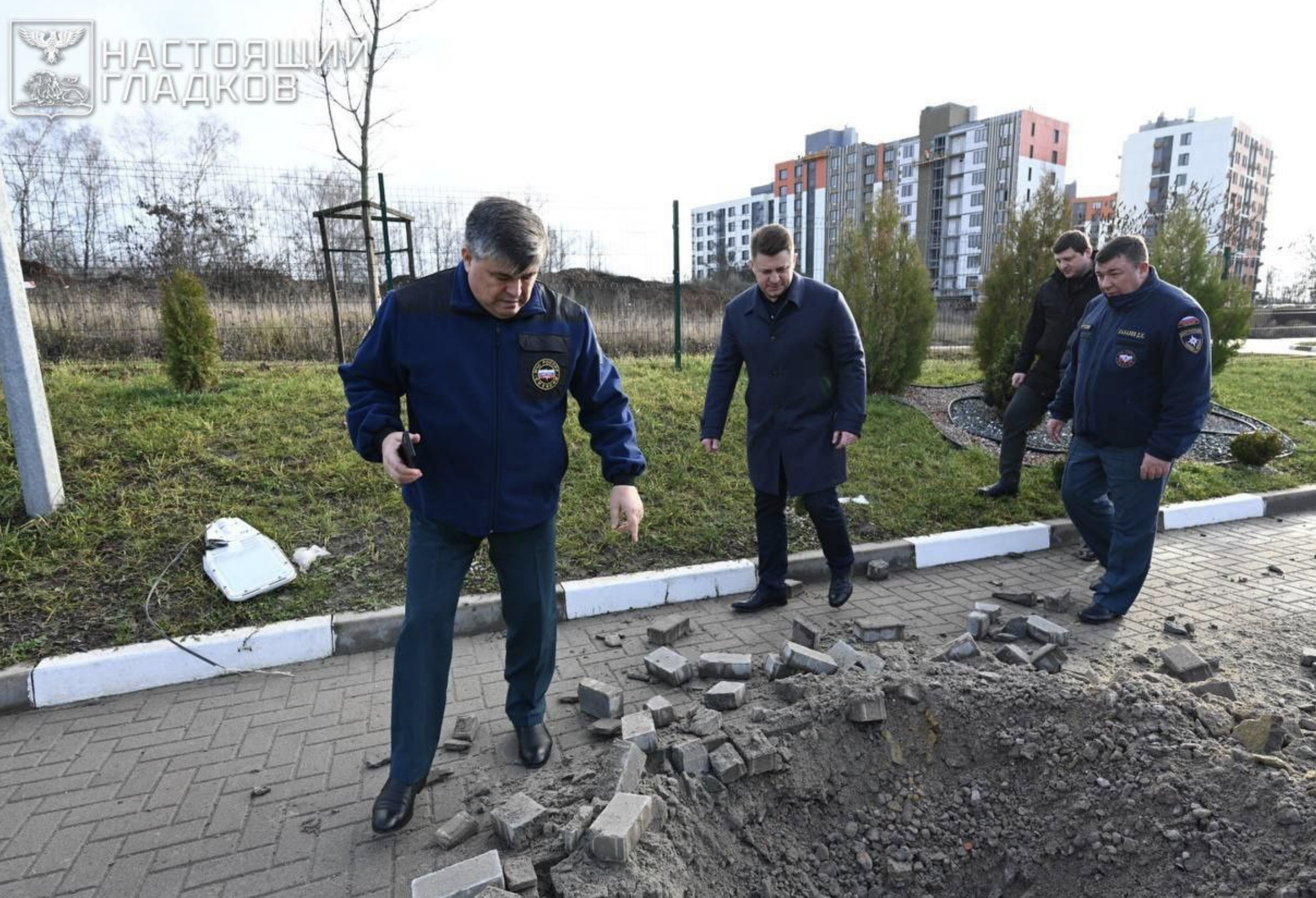 Снаряд ВСУ упал во двор детсада в Белгороде и не разорвался, идёт эвакуация