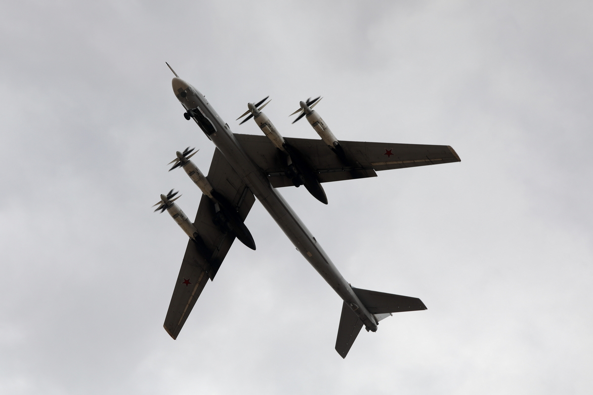 Стратегические ракетоносцы Ту-95 провели 7-часовой полёт над Северной Атлантикой