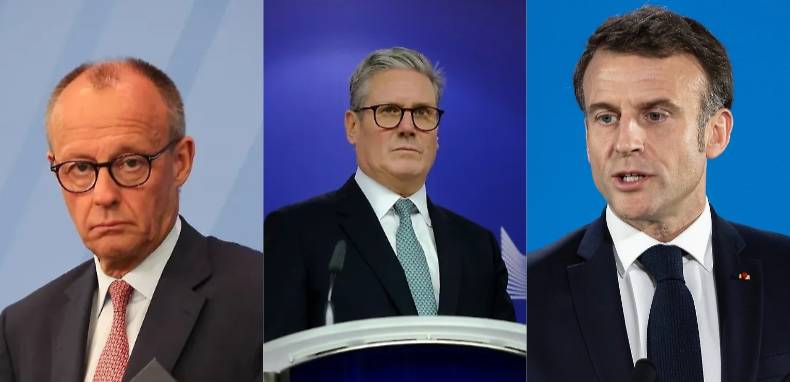 Стармер обсудил с Макроном и Мерцем пути достижения мира на Украине