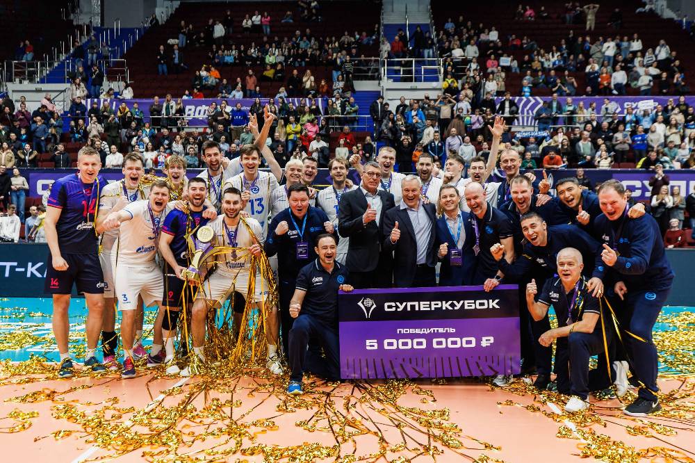 &laquo;Зенит&raquo; из Казани в 11-й раз выиграл Суперкубок России по волейболу