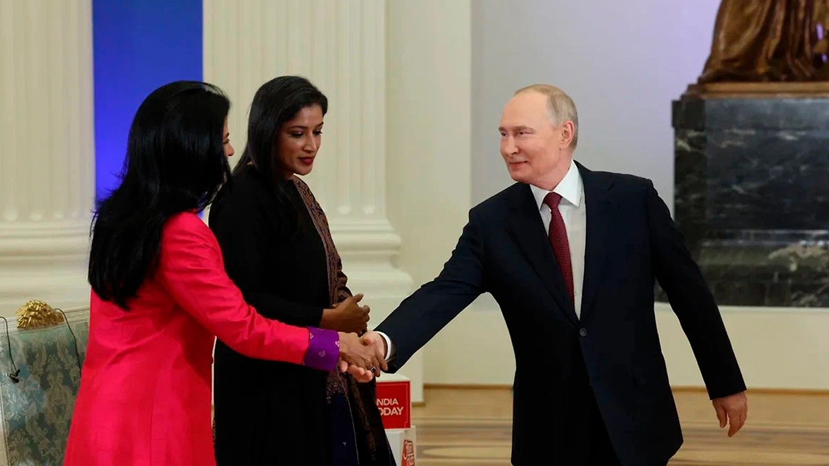 Путин прибыл в президентский дворец в Нью-Дели