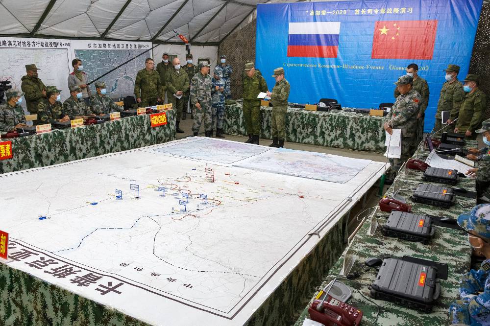 Минобороны Китая сообщило о военных учениях с ВС РФ на территории России