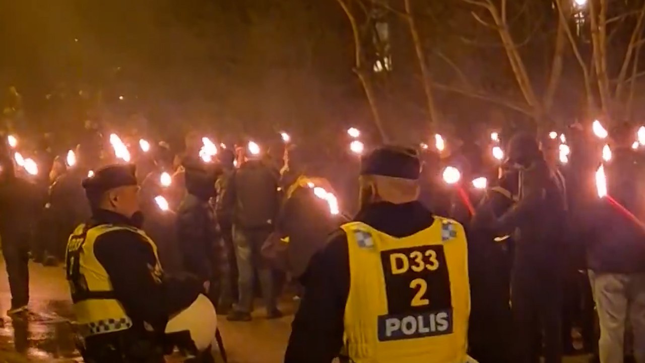 В Стокгольме впервые за 15 лет прошёл марш неонацистов