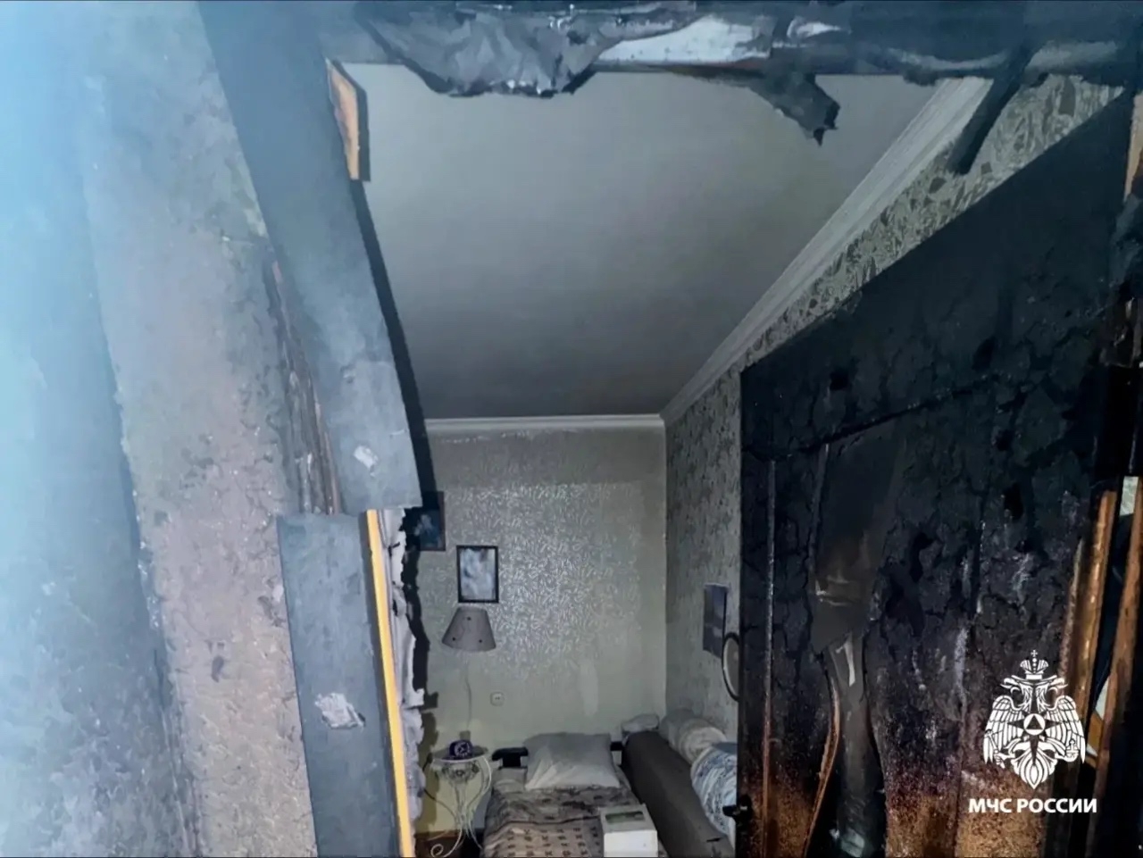 В Армавире загорелась пятиэтажка, пострадали четыре человека, в том числе дети